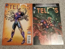 Telos 5 Neal Adams Superman 233 Homage Variant VF + #6 Parallax Sequel DC Comics