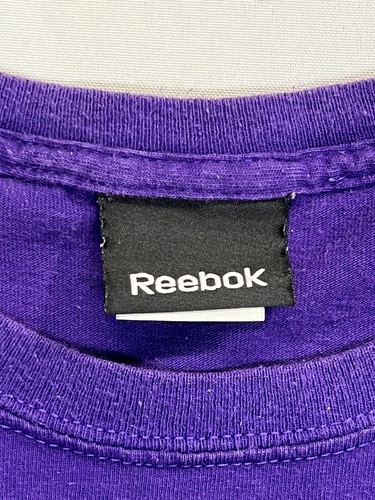 Vintage  Reebok Minnesota Vikings Brett Favre #4 Purple Men's T Shirt  Sz 2XL - Picture 5 of 9