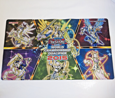YUGIOH TCG CCG Playmat 2015 WORLD CHAMPIONSHIP QUALIFIER