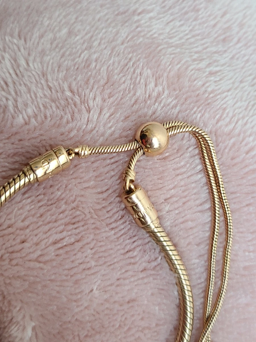Pandora flower sale stem slider bracelet