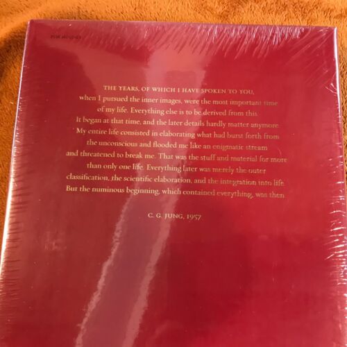 C.G. Carl Jung hardcover THE RED BOOK liber novus SEALED philemon '09 illus eng! - Picture 5 of 7