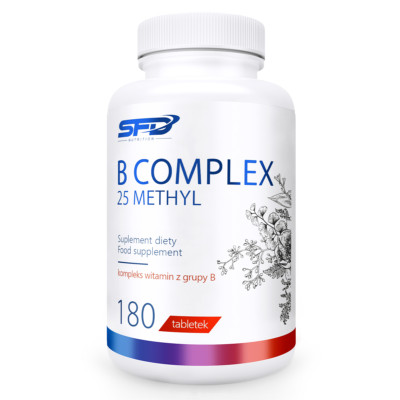 SFD Vitamin B Komplex 180 Tabletten B1 B2 B3 B5 B12  Biotin Folsäure 25 Methyl