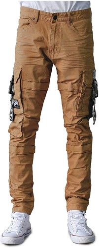 Smoke Rise Mens Fashion Utility Jeans 