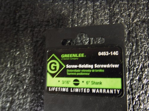 Greenlee 3/16" Screw Holding Flathead Screwdriver,0453-14C,(MG) - Picture 4 of 4