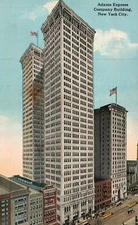 Vintage Postcard 1914 Adama Express Company Modern Office Building New York City