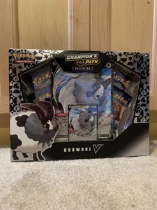 Pokemon TCG Champions Path Dubwool V Box- 4 Booster Packs ...