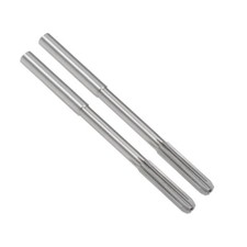 2 PCS 6mm HSS M35 Round Shank 6 Straight Flutes Machine Cutter Chucking Reamer