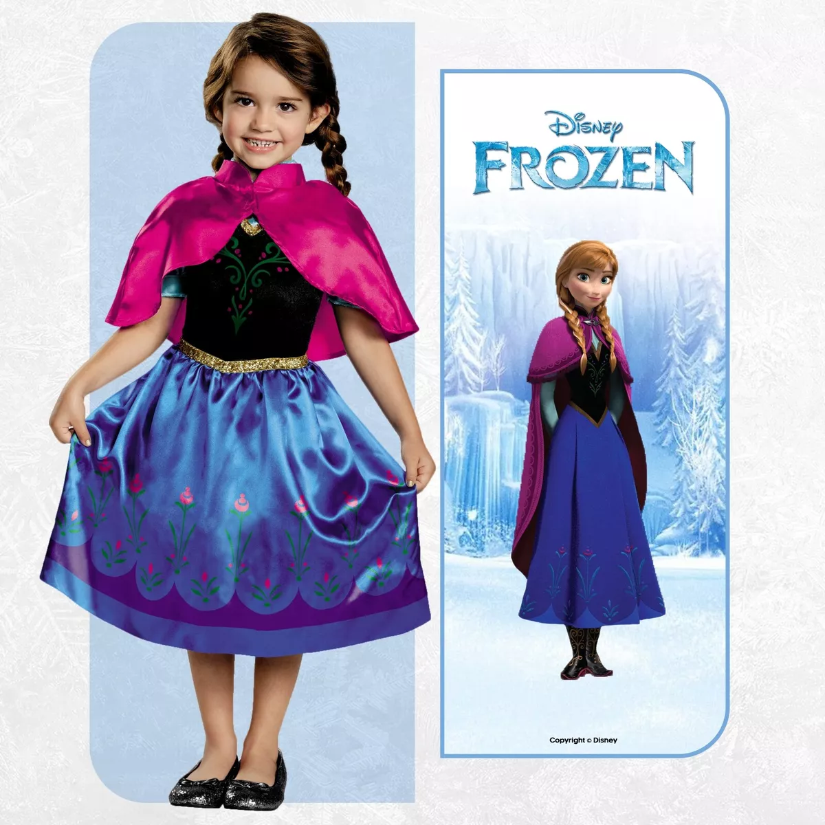 Anna outfit hotsell from frozen
