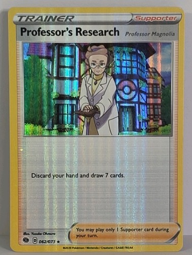 Professor's Research 62/073 Heavy Holo Bleed Error Champion's Path Pokemon TCG