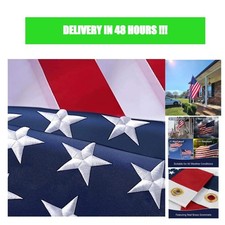 American Flag 3x5 ft Heavy Duty 420D Polyester USA Flag Brass Grommets