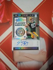 2019 Panini Contenders Playoff Ticket Autograph Rookie Jace Sternberger /99