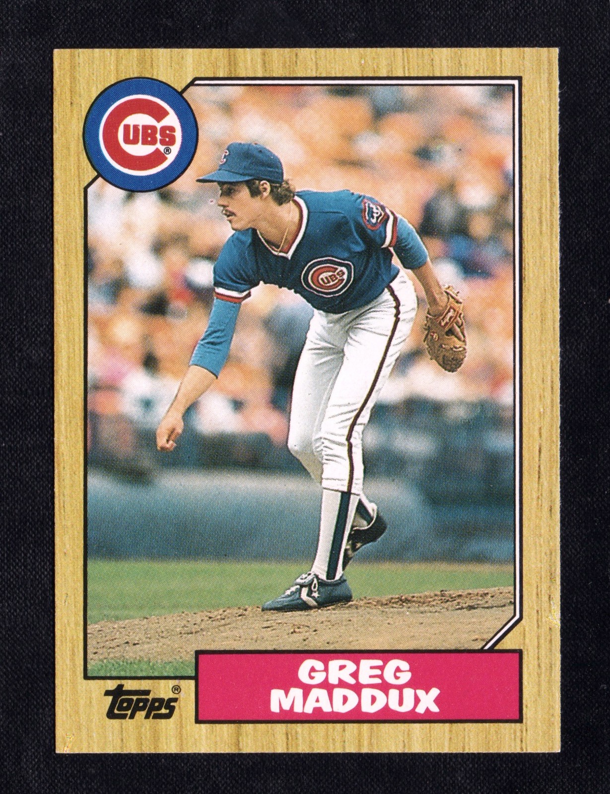 GREG MADDUX 1987 TOPPS TRADED CARD #70T MLB ROOKIE RC HOF BRAVES CUBS SET BREAK