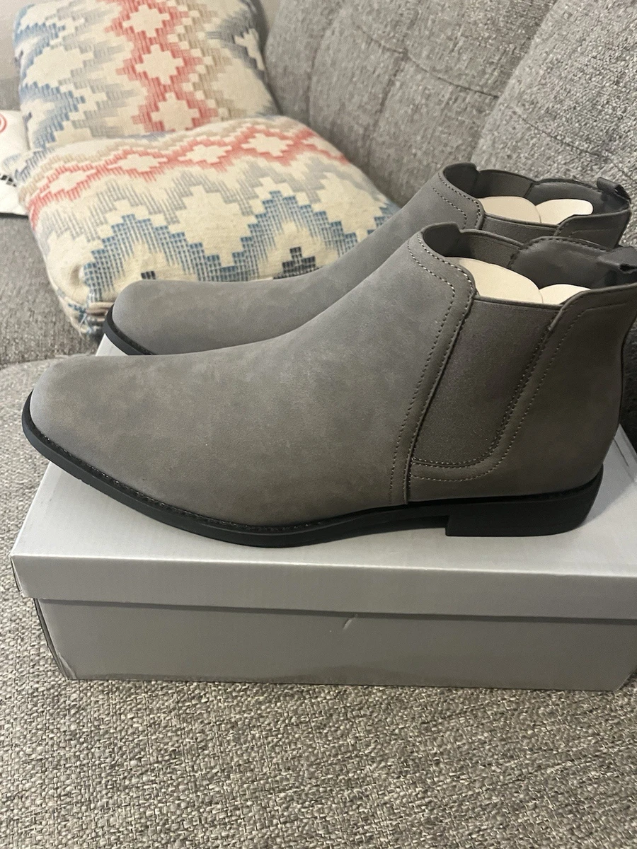 perry ellis grey dress shoes Perry Ellis Men's Leather Dress Shoe Size 11.5 (new) – Public Auctions of  Texas main image 0