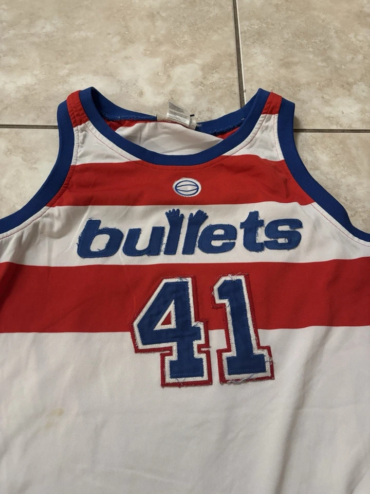 Mitchell & Ness Harwood Classic Wes Unseld Washington Bullets Stitched Jersey XL - Image 3 of 4