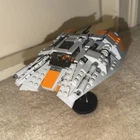 LEGO Star Wars Snowspeeder Custom Set with one pilot Minifig (COMES WITH STAND)