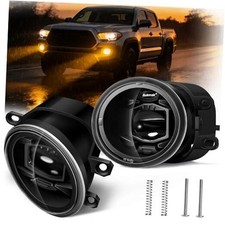 Upgraded Amber LED Fog Lights Assembly Compatible with Tacoma 2016-2023,