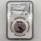 2021 U.S. State Animal Series 1oz Silver Coin / LA Brown Pelican / NGC MS70 #38D