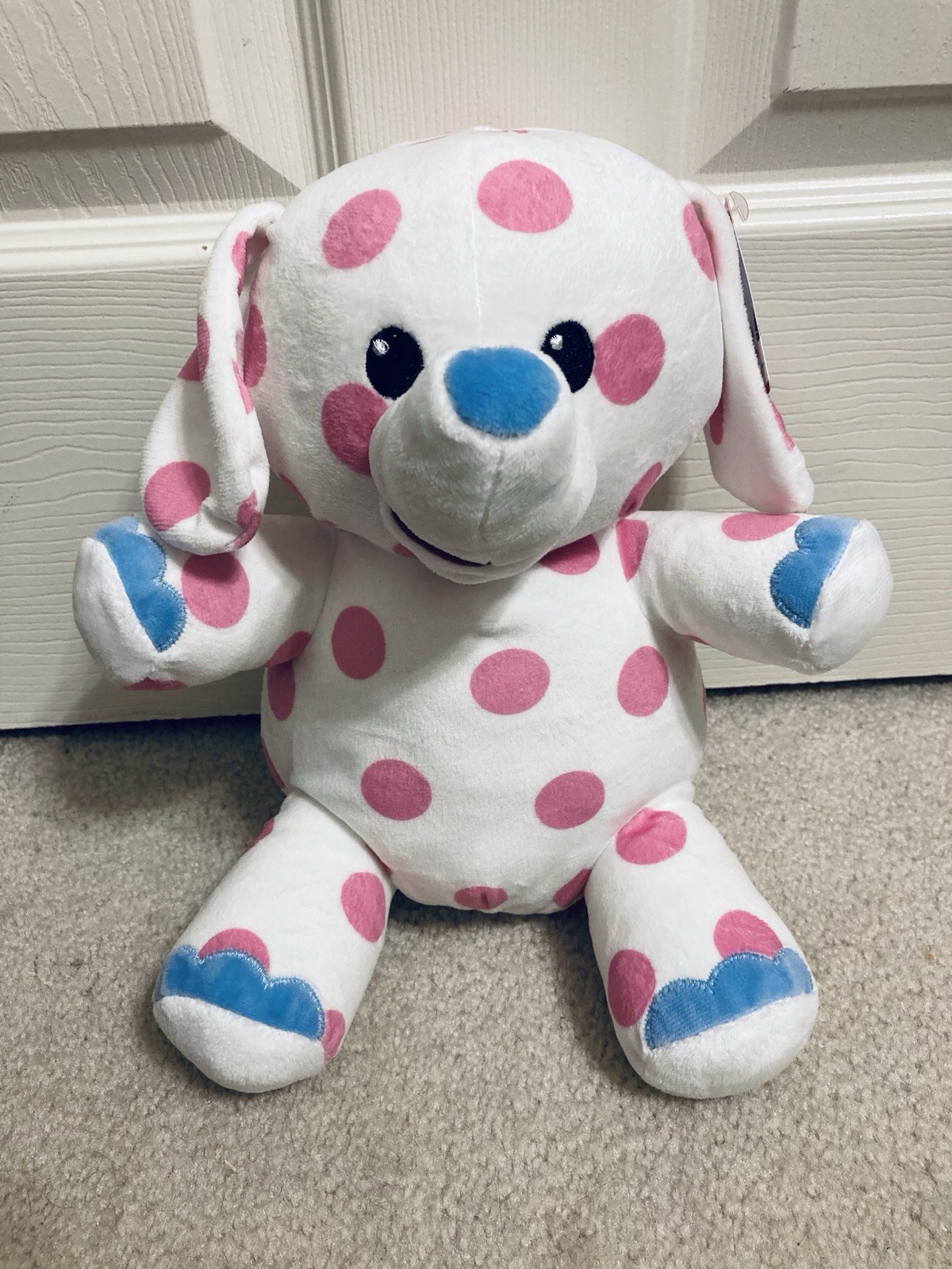 Rudolph 60 Anniversary Spotted Elephant Misfit Toy Plush Stuffed Animal, Dan Dee