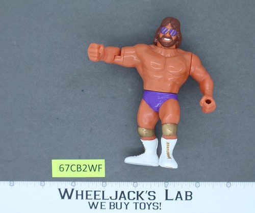 Macho Man PURPLE TRUNKS WWF WWE Wrestling 1991 Has...