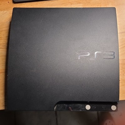 Sony PlayStation 3 PS3 Slim CECH-2101A 120GB Black HDMI Wi-Fi 1080p NTSC