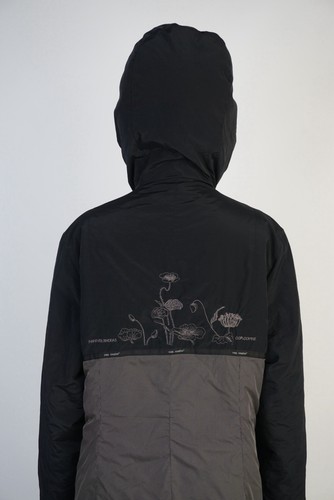 Cop Copine Damen Kapuzenjacke Vogeltanz schwarz grau Gr. 48 M/L bestickt - Bild 13 von 15