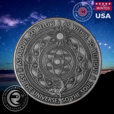 Universal Reflection Coin  EDC Reminder Coins  Motivational Token