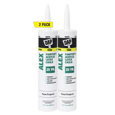 Alex Painter's 10.1 oz. White All-Purpose Acrylic Latex Caulk New(2 Pack)