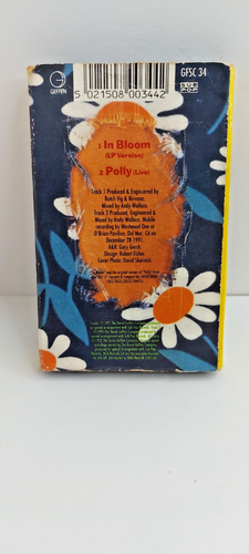 NIRVANA - In Bloom Cassette Tape Single Geffen quite rare last one on Ebay - Picture 4 of 6