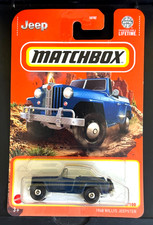 Matchbox 1948 Willys Jeepster Jeep Blue Vintage Offroad 4x4 Momc