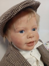 Reborn Toddler "Pfiffiger kleiner Sherlock-Bubi"  hofft auf Adoption.....