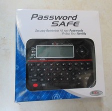 NEW RecZone Password Safe Backlit LCD Built In Memory QWERTY Keyboard Model 595