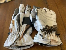 Snow Camo Huntworth Hunting Gloves Waterproof, Fleece 40G Gloves - Sz MEDIUM