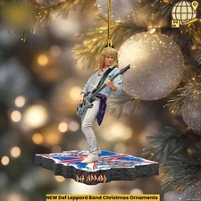 2025 NEW Def Leppard Band Christmas Ornaments 3d effect