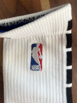 Nike NBA Authentic Player Team Issued Socks White/Black Power