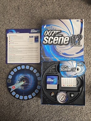 Scene It 007 Edition DVD Game 2004 Complete Free Ship Add l