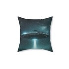 Midnight Encounter UFO Alien Abduction Pillow - Home Decor, Living Room Gift