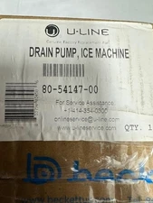 + NEW Uline Ice machine Drain Pump - part # 80-54147-00