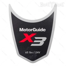 Motor Guide X3 65 Top Cover Decal - Foot Control - 001012707
