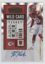 2020 Panini Contenders Rookie Wild Card Ticket L'Jarius Sneed #286 Auto 4f5. rookie card picture