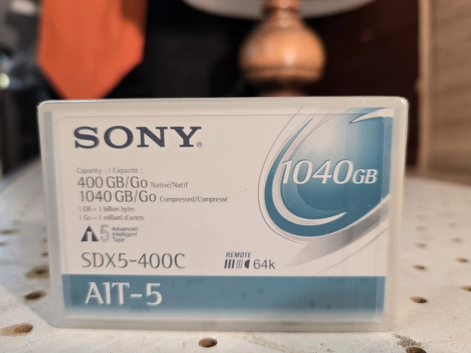 1x Sony SDX5-400C, AIT-5 Tape Datenkassette WORM 400GB 1040GB, NEU, 1x STÜCK  - Bild 4 von 4