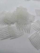 20 Pieces Sew On Hair Combs Plastic Two Holes D2-1