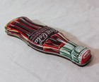 Vintage 1996 Coca Cola Bottle Shaped Tin with History & Writing Pen Inside! — photo 6