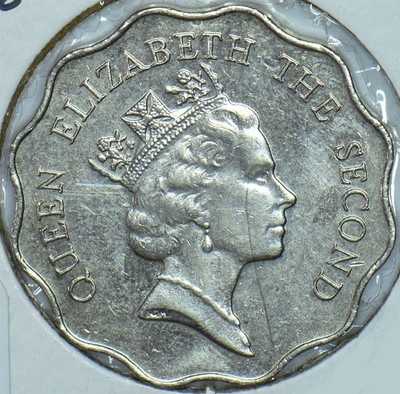 Hong Kong 1988 2 Dollars Lion animal  290483 combine shipping