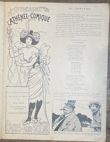 Le Rire Magazine - January 9, 1897 - Toulouse-Lautrec Cvr Lithograph - Complete - Picture 6 of 7