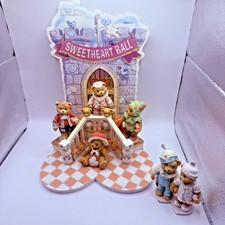 Cherished Teddies Sweetheart Ball  5 Figurines. Darrel, Robin, Val, Jilly Etc