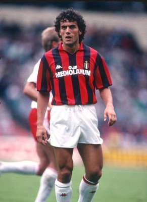 1988 Makita Tournament AC Milan v Bayern Roberto Donadoni of AC Mi- Old Photo