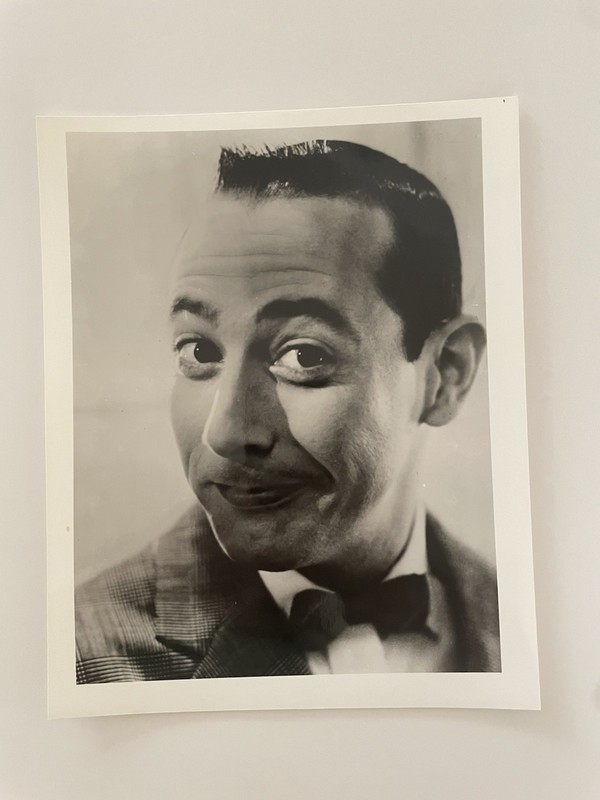 Vintage Pee Wee Herman Black & White 8x10 Publicity Photo Pre Wees Playhouse