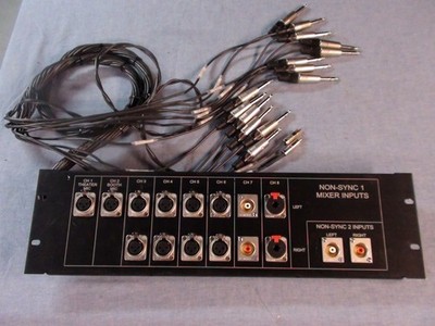 Audio Interface (Input) panel pre-wired ready for use