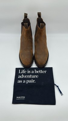 Taylor Stitch L.E. The Ranch Boot in Redwood Waxed Suede  display picture 1