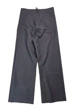 US Navy Vintage Black Wool Flared Sailor Crackerjack Pants Trousers Mens 30x30